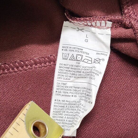 Old Navy Active Jacket Womens Large Long Sleeve Full Zip Go Dry Pockets Brown - Picture 5 of 13